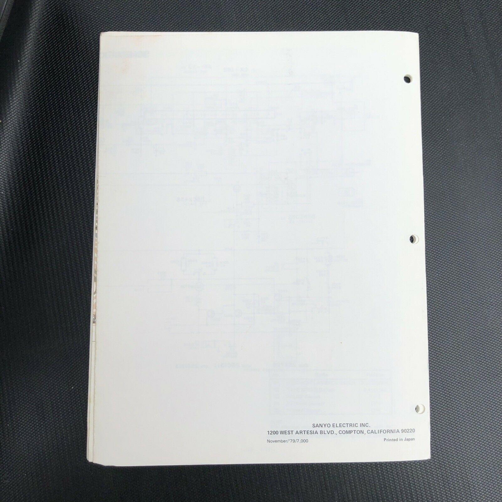 Sanyo M5800 Micro Cassette Recorder Service Manual
