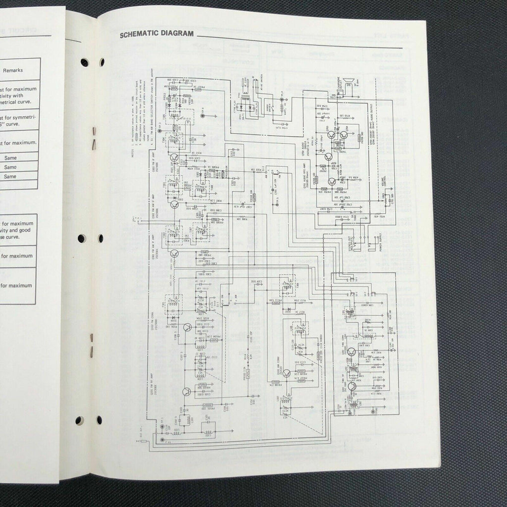 SANYO RP 5350 TIMETRAN RADIO ORIGINAL SERVICE MANUAL