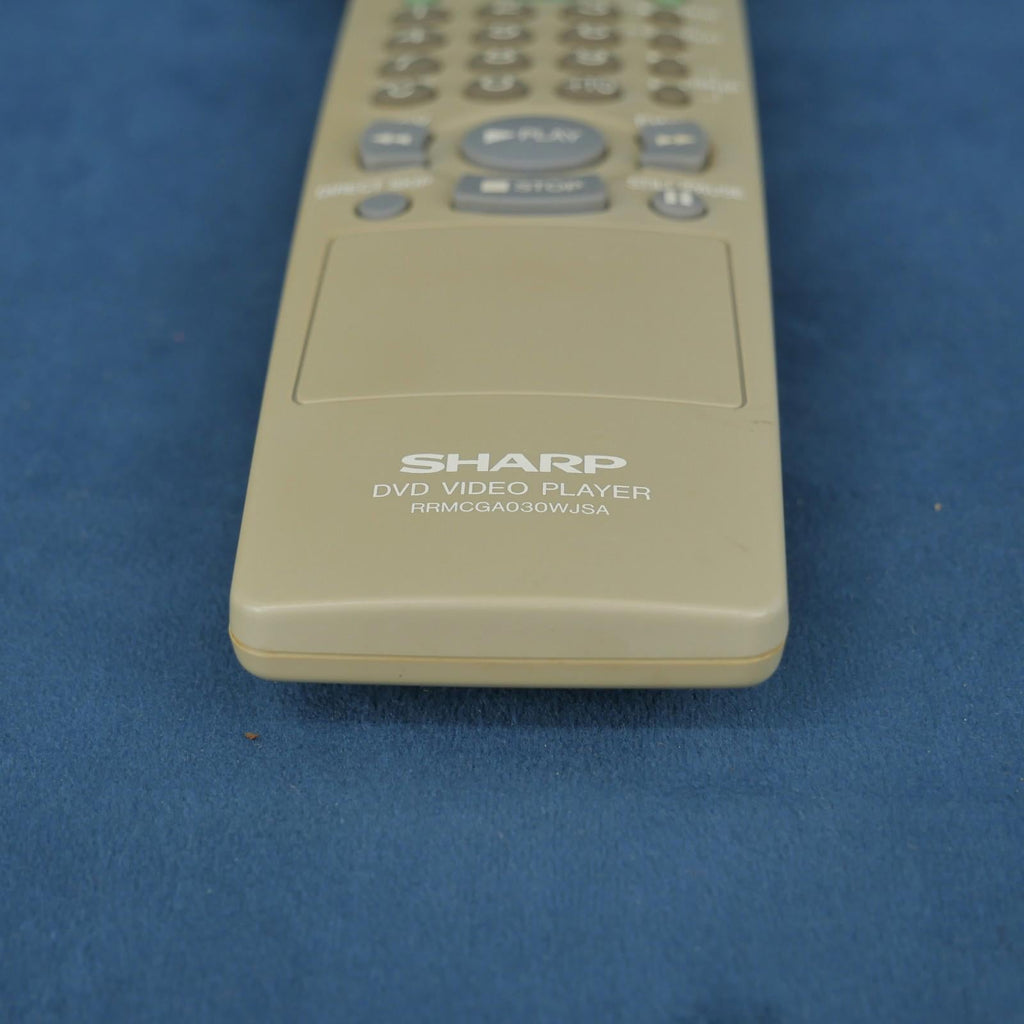 Sharp DVD Video Player RRMCGA030WJSA Remote Control