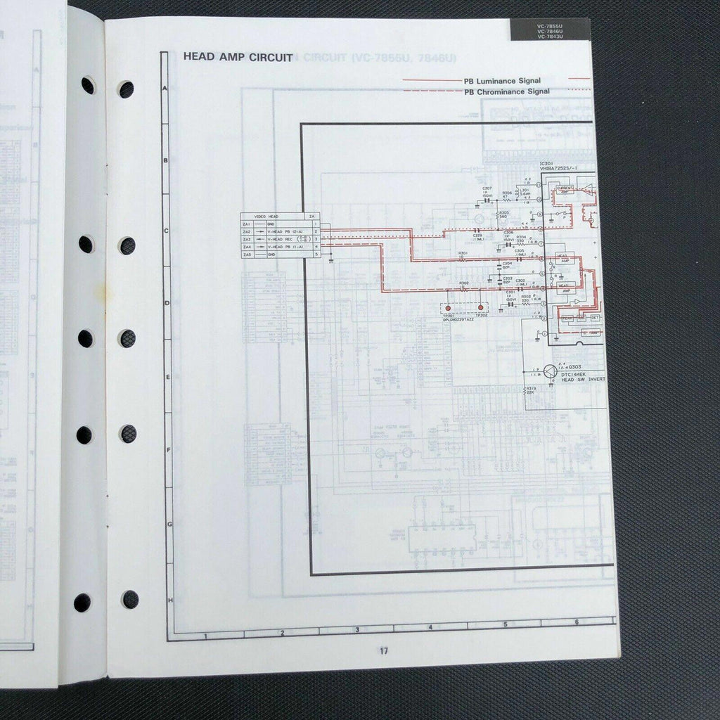 Sharp VC - 7855U 7846U 7843U Video Cassette Recorder Service Manual