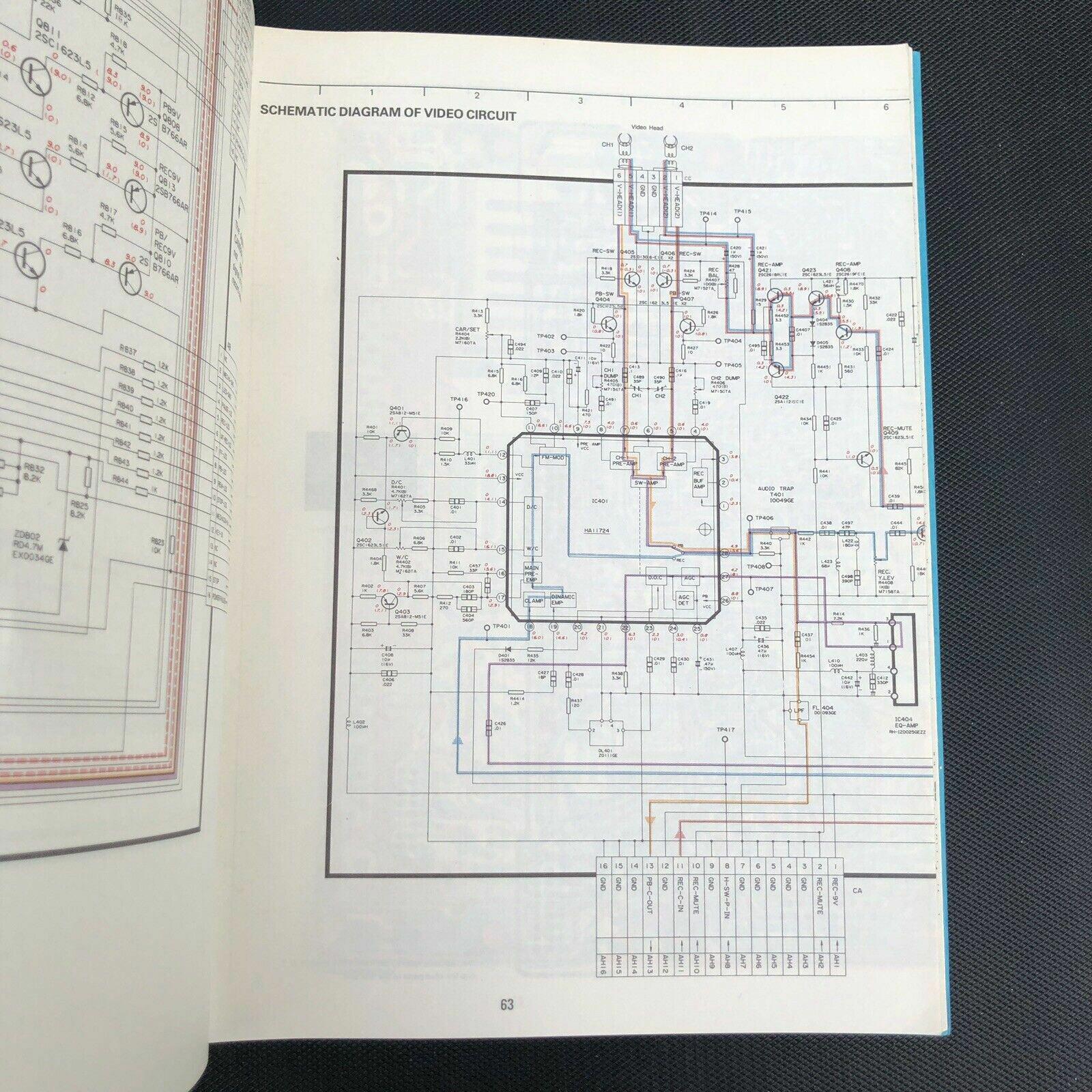 Sharp Video Cassette Recorder Service Manual VC - 220