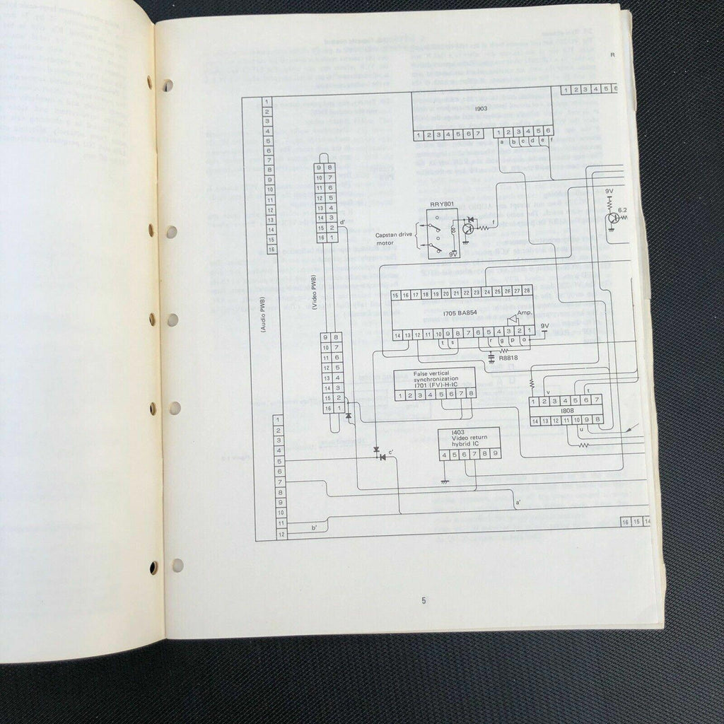 Sharp Video Cassette Recorder Technical Manual VC - 220