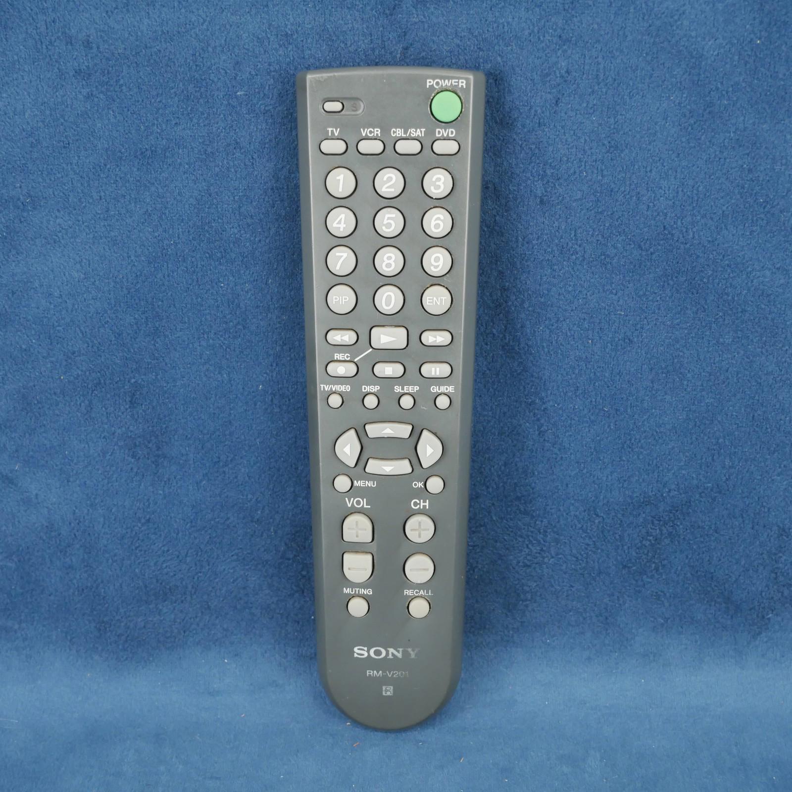 Sony RM - V201 Remote Control Gray Tested Factory Genuine