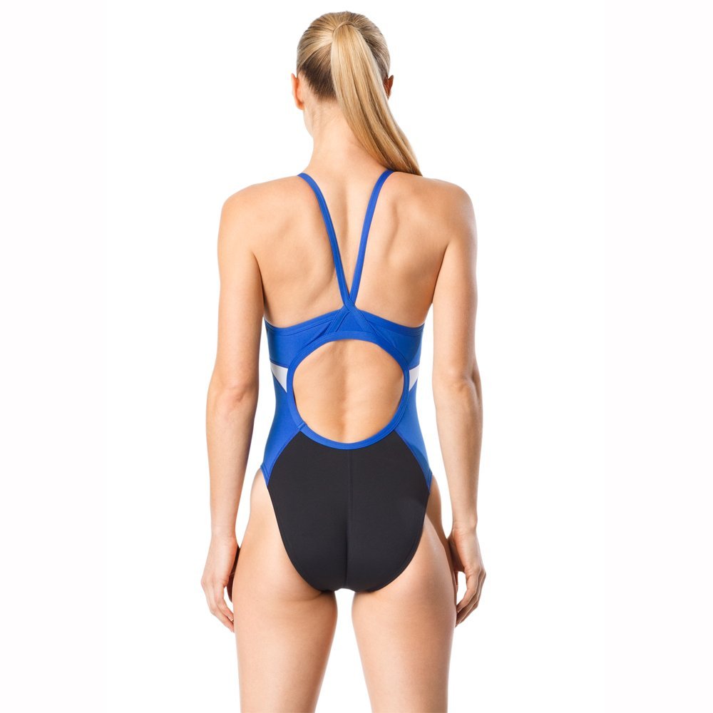 Speedo Women's Swimsuit One Piece Endurance+ Flyback Printed Adult Team Colors
