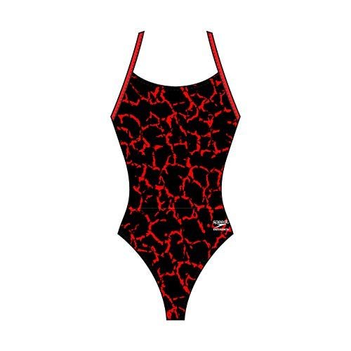 Speedo Women's Wrack It Up Flyback Speedo Red 20