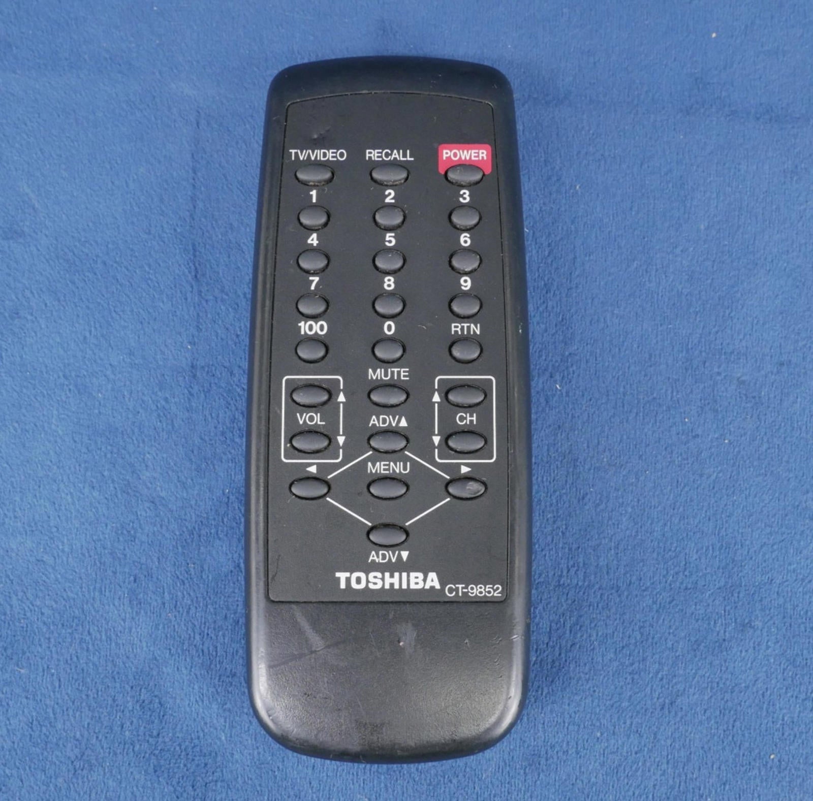 TOSHIBA CT - 9852 Remote Control - Tested