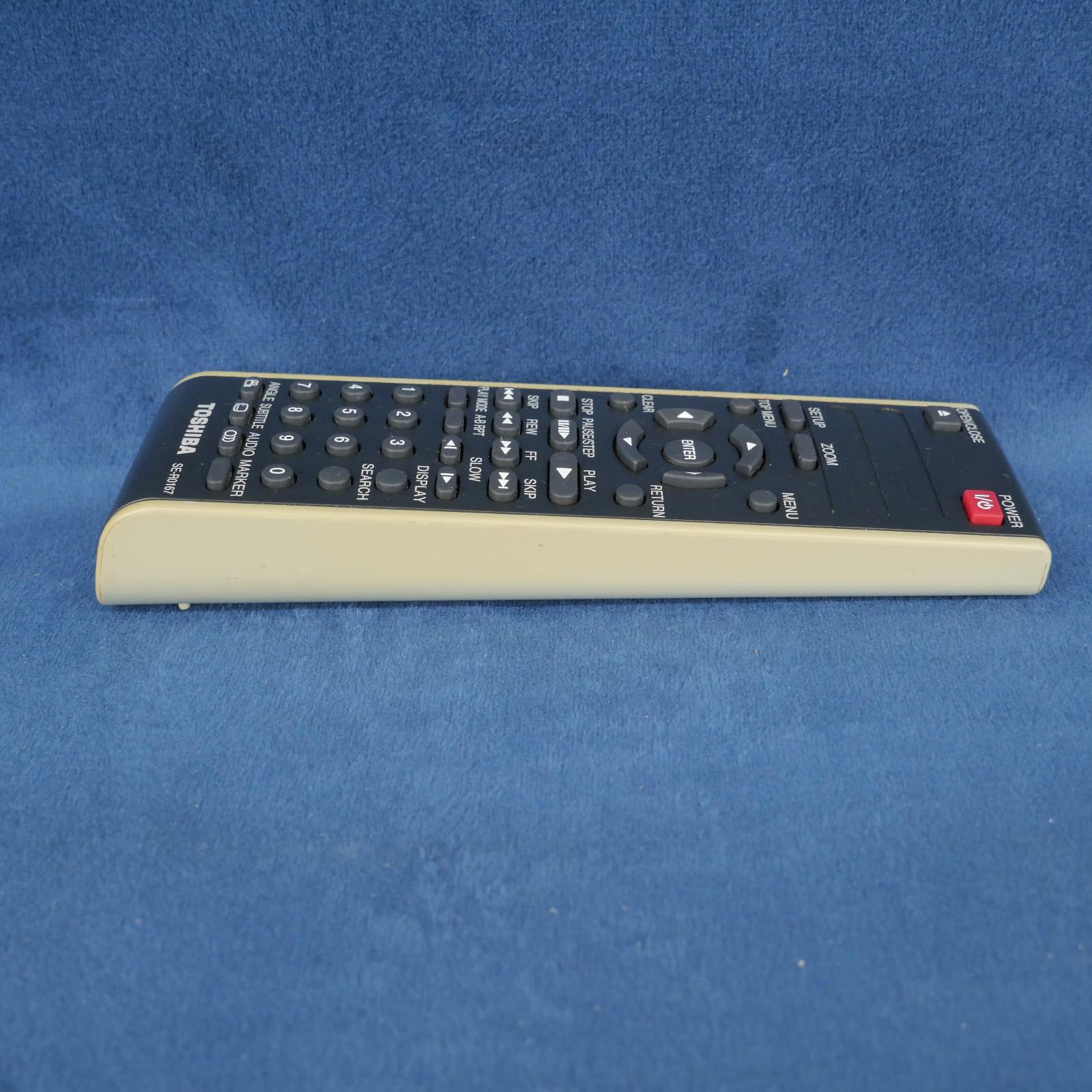 Toshiba SE - R0167 DVD Remote Control Tested