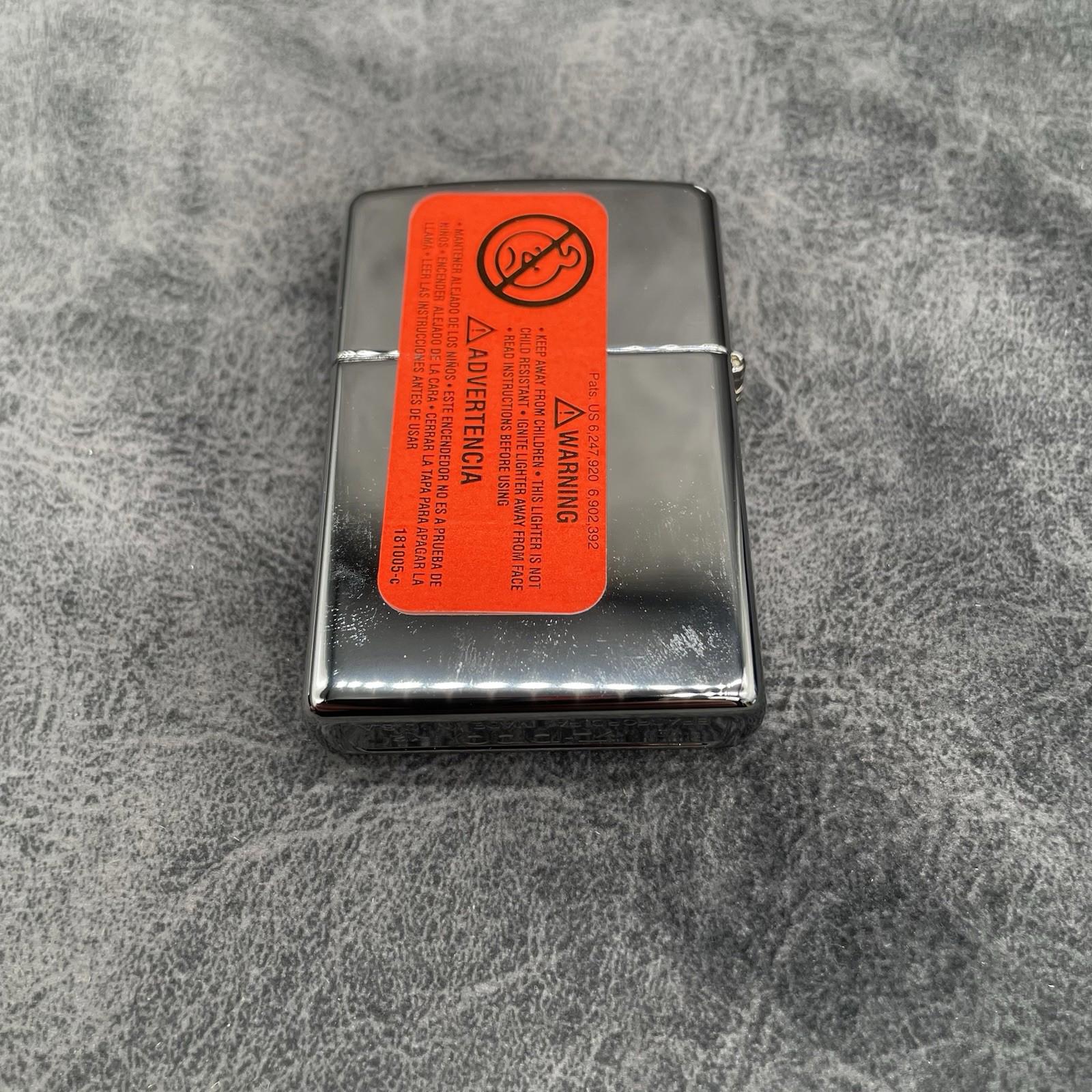 Vintage 2012 Hard Rock Cafe Memphis High Polish Chrome Zippo Lighter NEW