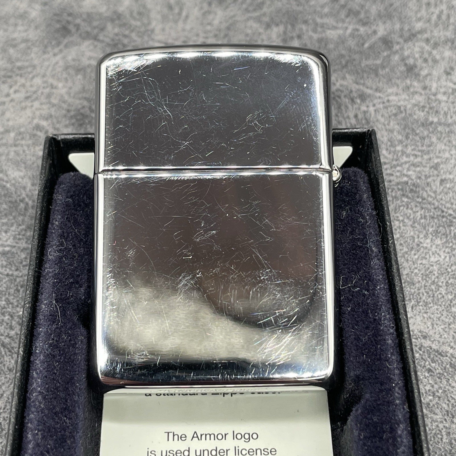 VINTAGE ZIPPO BOLTED ARMOR LIGHTER NEW IN BOX 20991 Zippo Bolted ( L Zippo 11 )