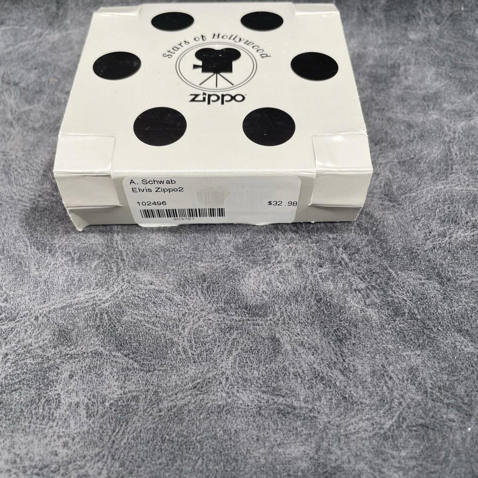 ZIPPO 200HW.105 ELVIS PRESLEY SOH on Brushed Chrome Lighter - OCT (J) 2000