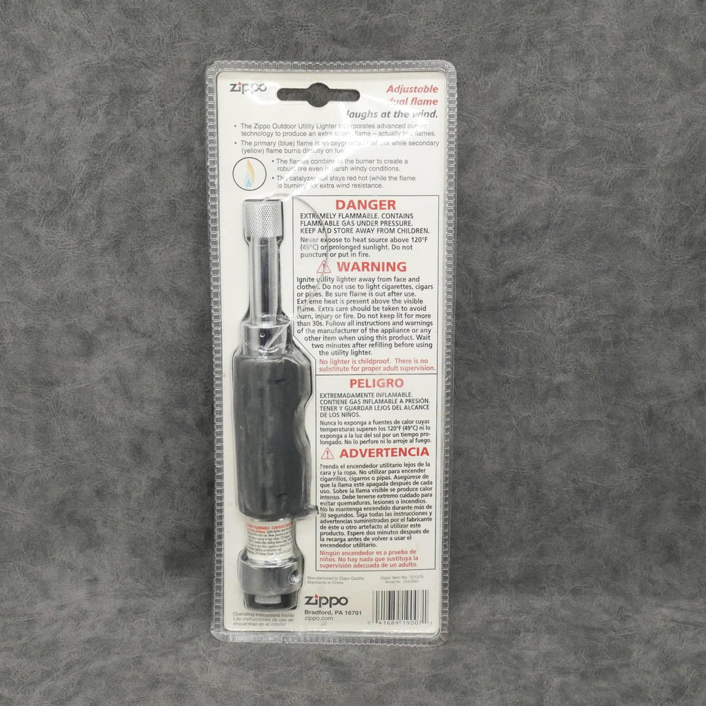 Zippo Outdoor Utility Lighter OUL Flame Tough Metal Design Vintage 121375